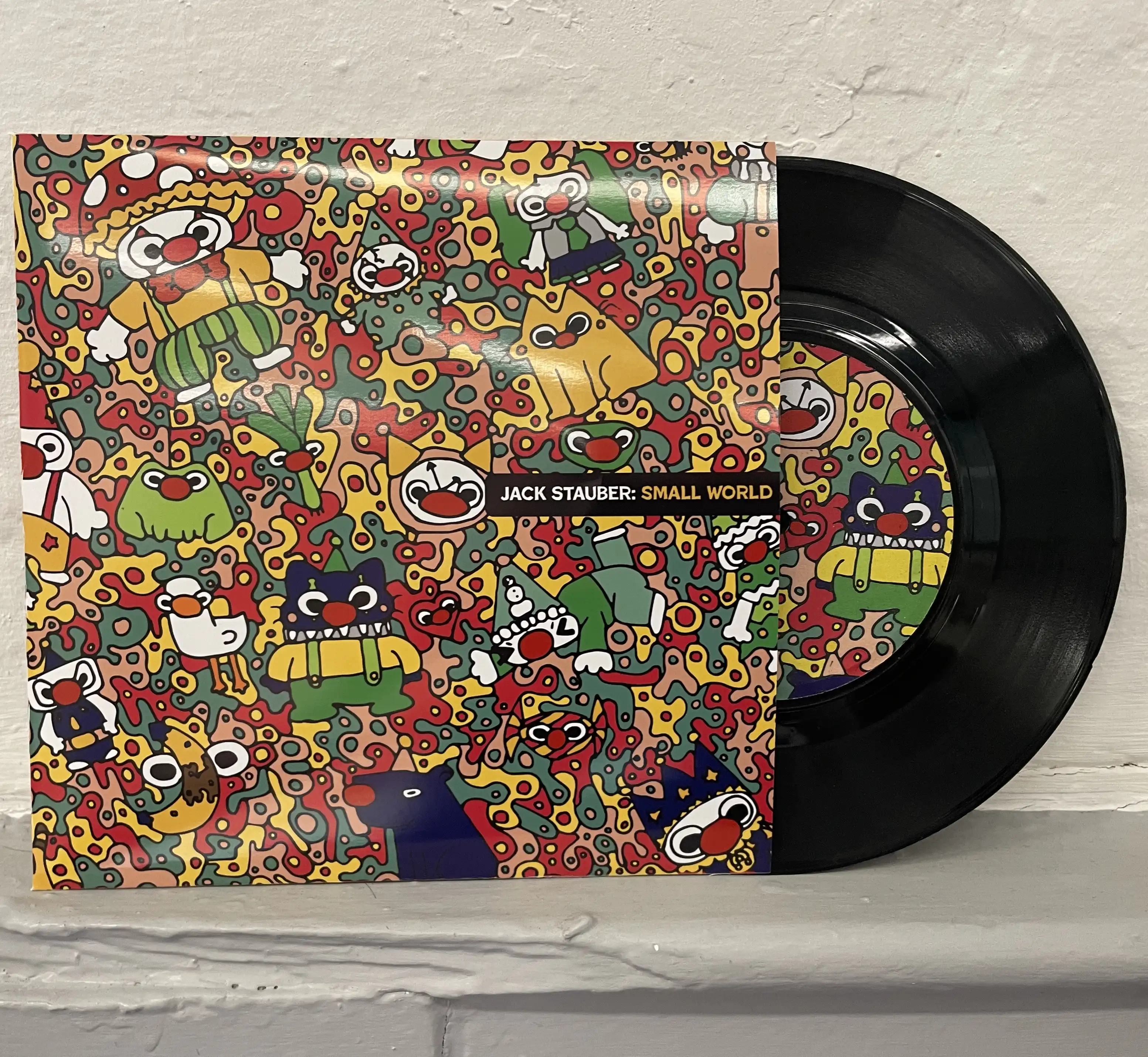 Graphic Design Image of a record sleeve created by a student