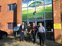 Apprenticeship staff from Arlo smile at the camera