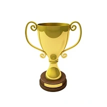 Gold winning cup