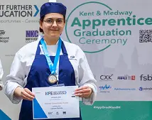 Hospitality student wins a silver medal