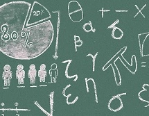 Maths on a chalkboard